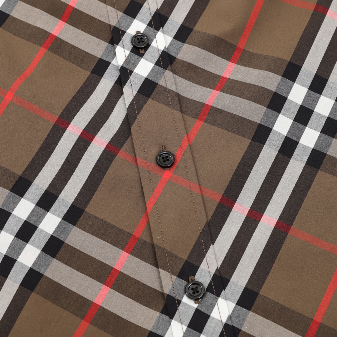 Burberry/巴宝莉 格纹棉质长袖衬衫