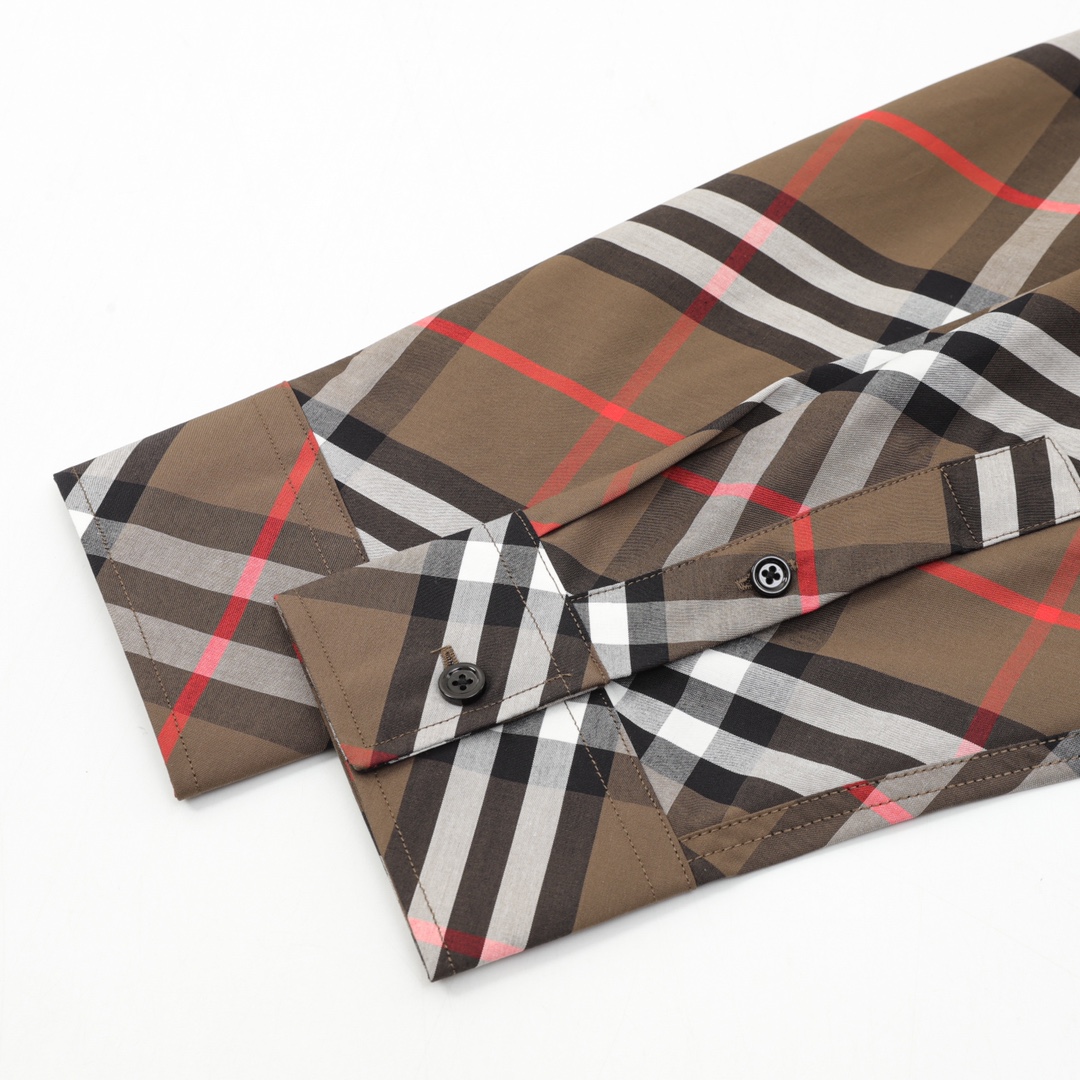 Burberry/巴宝莉 格纹棉质长袖衬衫