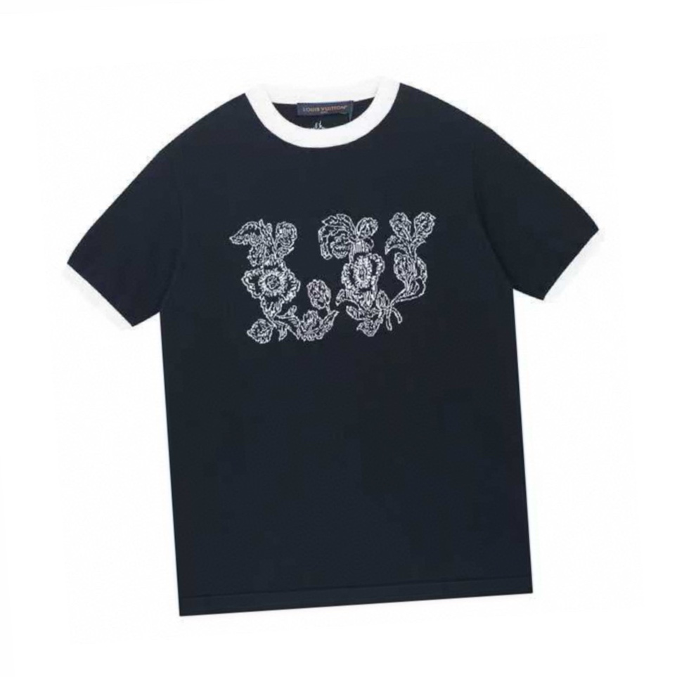 路易威登/Louis Vuitton 夏季新款 太阳花针织圆领短袖