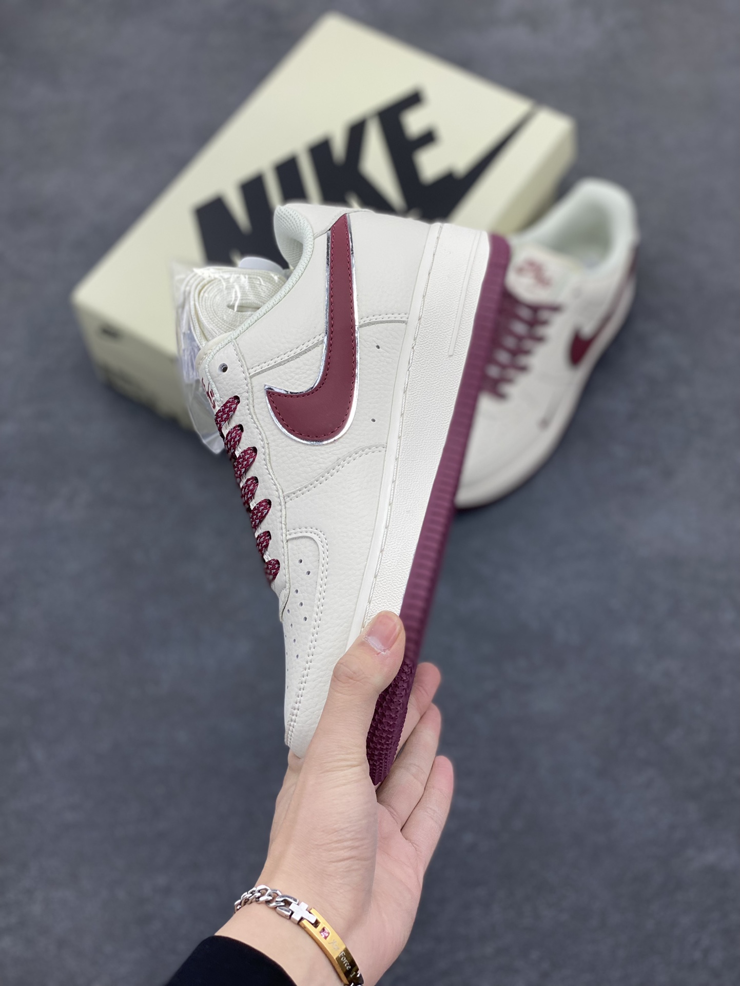 图片[3]-Nike Air Force 1 Low \’07 “二维码”米黑满天星低帮空军一号休闲板鞋 定制皮料 3M反光 原楦原纸板 纯正版型 清洁度完美 内置全掌气垫 货号：CU1836-961 尺码：36 36.5 37.5 38 38.5 39 40 40.5 41 42 42.5 43 44 44.5 45-选品中心