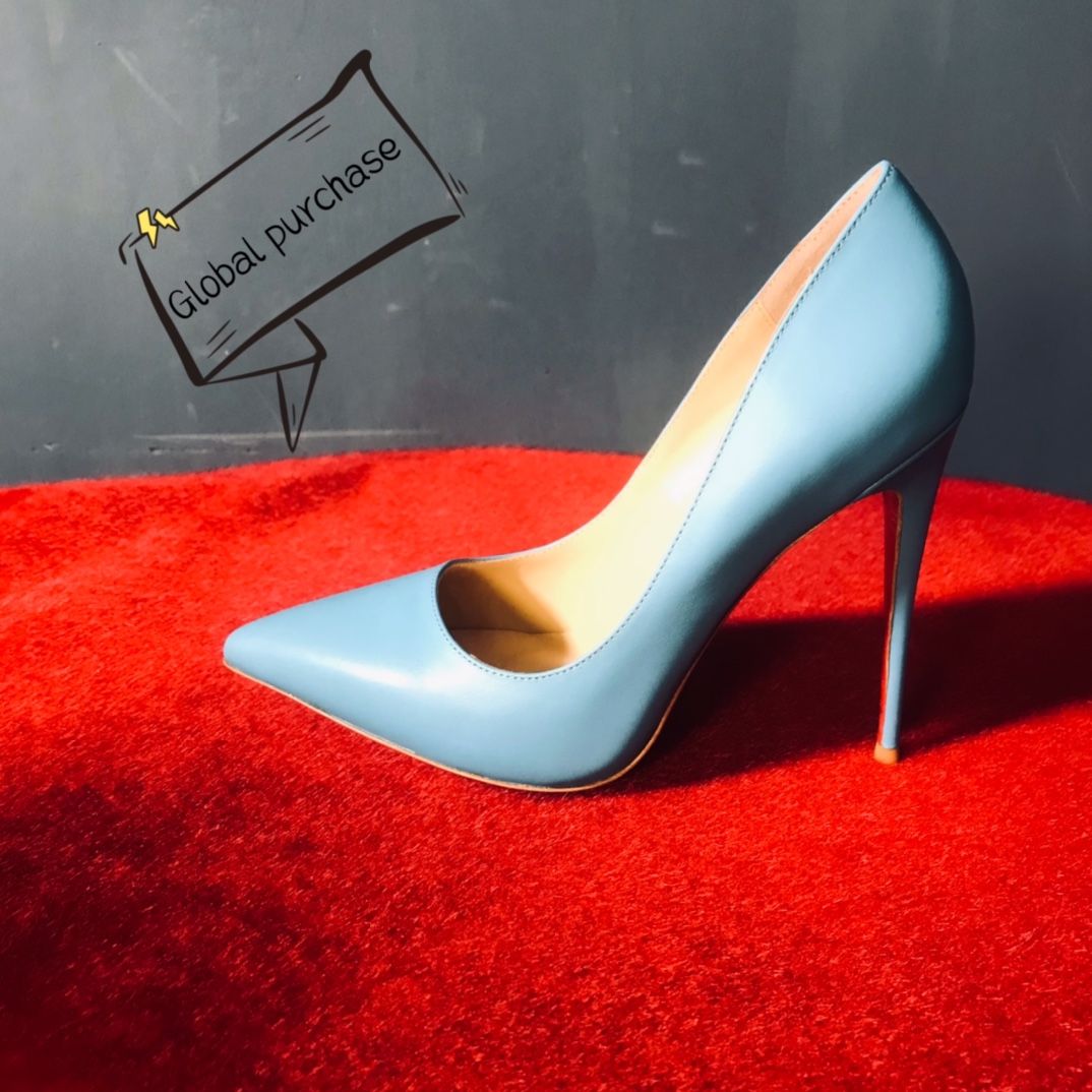 NO:100503,High-end customization 2025 spring and summer classic series!  H12Cm, size 34-42. Genuine leather large sole..8050-001 Sky blue cowhide. Official website synchronization Standard European code Reference:8050-001 Color: blue Material:veau velours Lining: goat leather Heel height:12Cm Sole:leather sole Size:EUR 34-42 (US 4-11):,,christian louboutin,cowhide,Leather soles19860909高端订制 2025春夏精典款系列！ H12Cm,尺码34-42码.真皮大底..8050-001天空蓝牛皮.官网同步 标准欧码 Reference:8050-001 Color: blue Material:veau velours Lining: goat leather Heel heigh:12Cm Sole:leather sole Size:EUR 34－42（US 4一11) :,,christian louboutin,cowhide,Leather soles,Women's Shoes