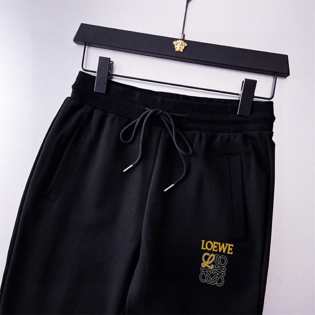 Loewe Inspired White Cotton Blend Hoodie and Sweatpants Set, Plus Size 8 i1740319215 5247 7
