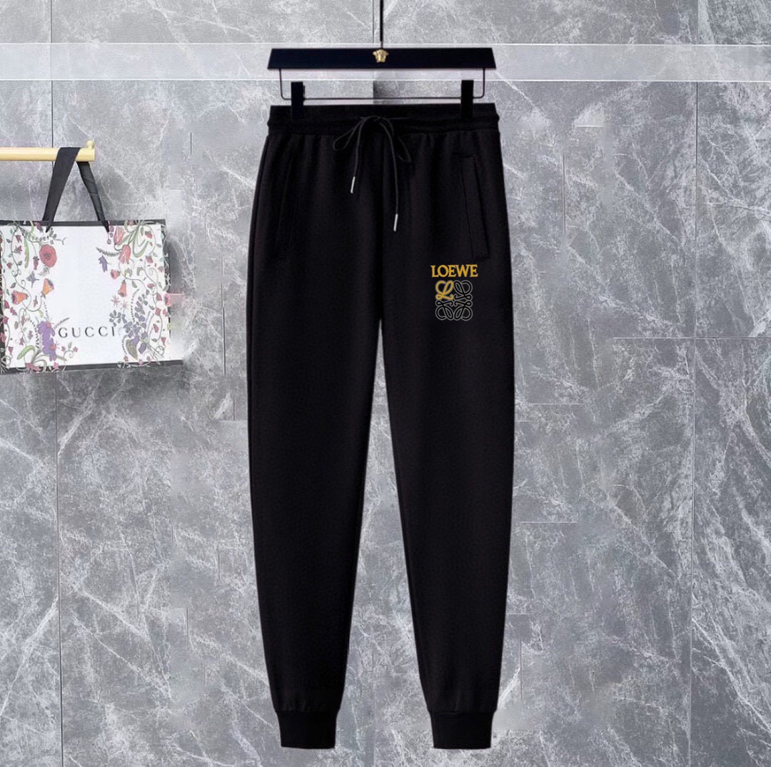 Loewe Inspired White Cotton Blend Hoodie and Sweatpants Set, Plus Size 6 i1740319215 5342 5