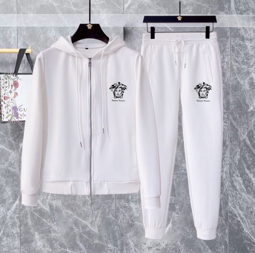 Versace Men's Black Cotton Blend Tracksuit with Medusa Logo 2 i1740319360 3654 1