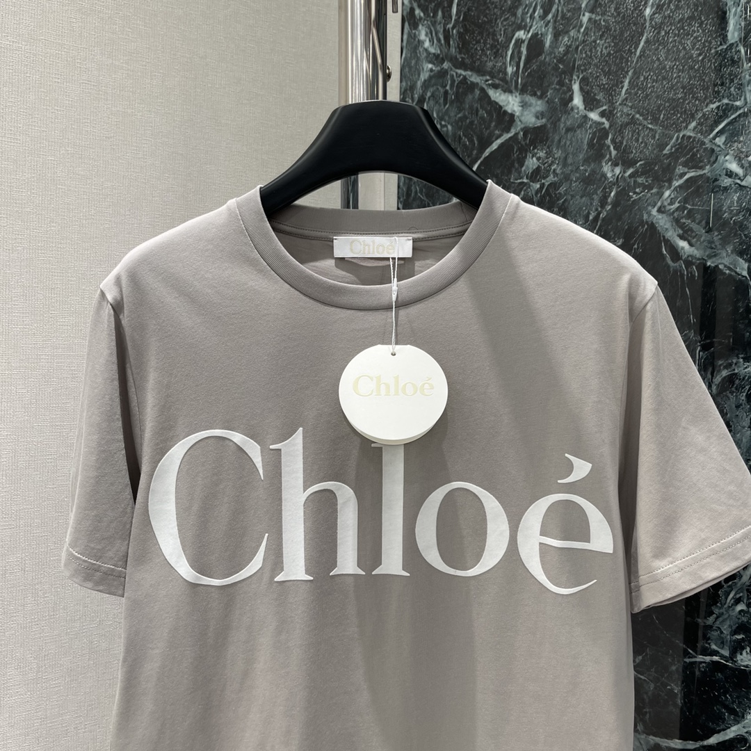 Chlo* 2025 Spring/Summer Women’s T-shirts: High-Quality, Brand-Conforming, Stylish Designs in Three Colors - 图片 5