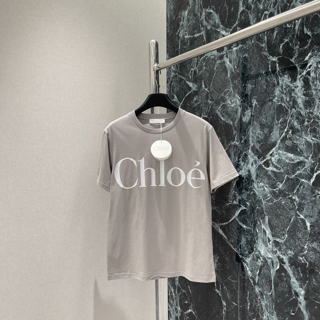 Chlo* 2025 Spring/Summer Women’s T-shirts: High-Quality, Brand-Conforming, Stylish Designs in Three Colors - 图片 4