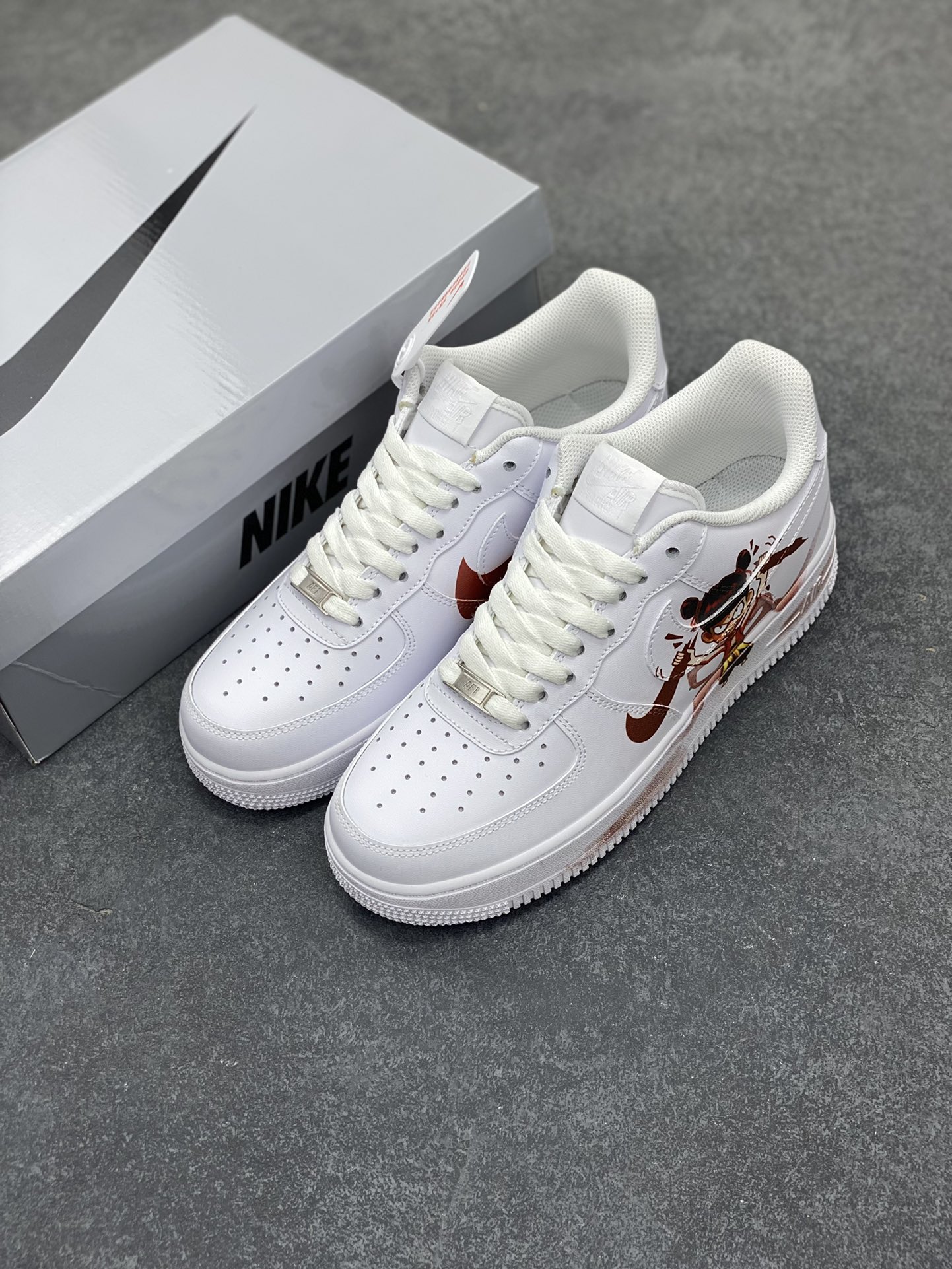 图片[8]-Nike Air Force 1 Low’07 中华动漫之哪吒闹海 空军一号低帮休闲板鞋 定制皮料 原厂3D打印 定制鞋盒 原楦原纸板 纯正空军版型 内置全掌气垫 货号：ZH0316-061 尺码：36 36.5 37.5 38 38.5 39 40 40.5 41 42 42.5 43 44 44.5 45-选品中心