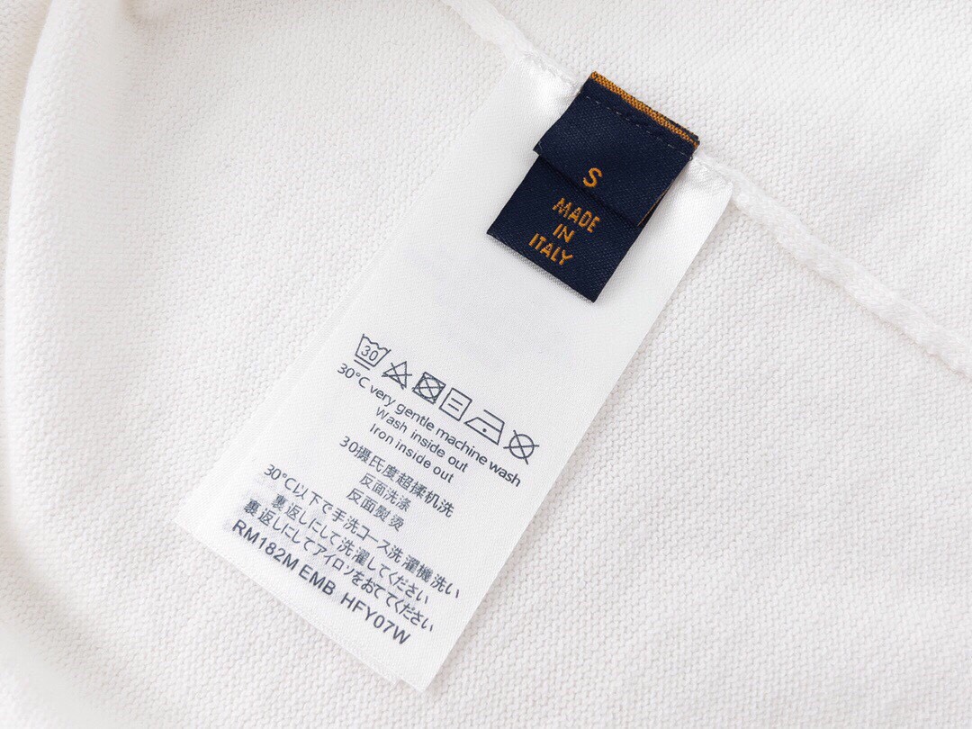 路易威登/Louis Vuitton 夏季新款 飞机精灵提花针织圆领短袖