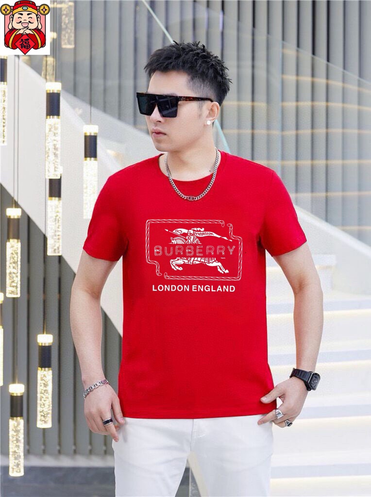 Burberry 品牌【BURBERRY 巴宝莉】(胖子福音) 男士休闲短袖T恤 2025春夏新品