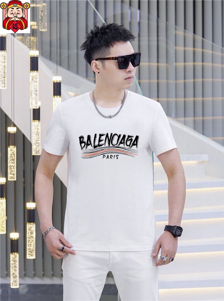 Balenciaga 品牌【BALENCIAGA 巴黎世家】(胖子福音) 男士休闲短袖T恤