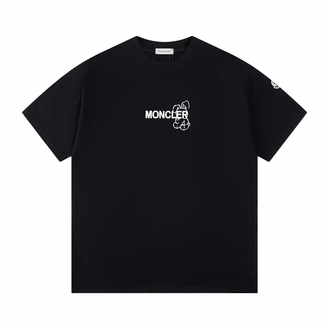 NO:123976,MONCL & Hiroshi Fujiwara jointly 25FW spring and summer new T-shirt Printing craftsmanship New season latest theme Hand-sleeved brand small badges made of heavy double yarn combed cotton material Strong three-dimensional sense of the upper body Same as men and women Size: XS S M L,,christian louboutin,tees, t-shirt,alexander wang19860909MONCL & 藤原浩联名 25FW春夏新款T恤 印花工艺 新一季最新主题 手袖品牌小徽章 采用重磅双纱精梳棉材质 上身立体感强 男女同款 码数:XS S M L,,christian louboutin,tees，t-shirt,alexander wang,Men's clothing