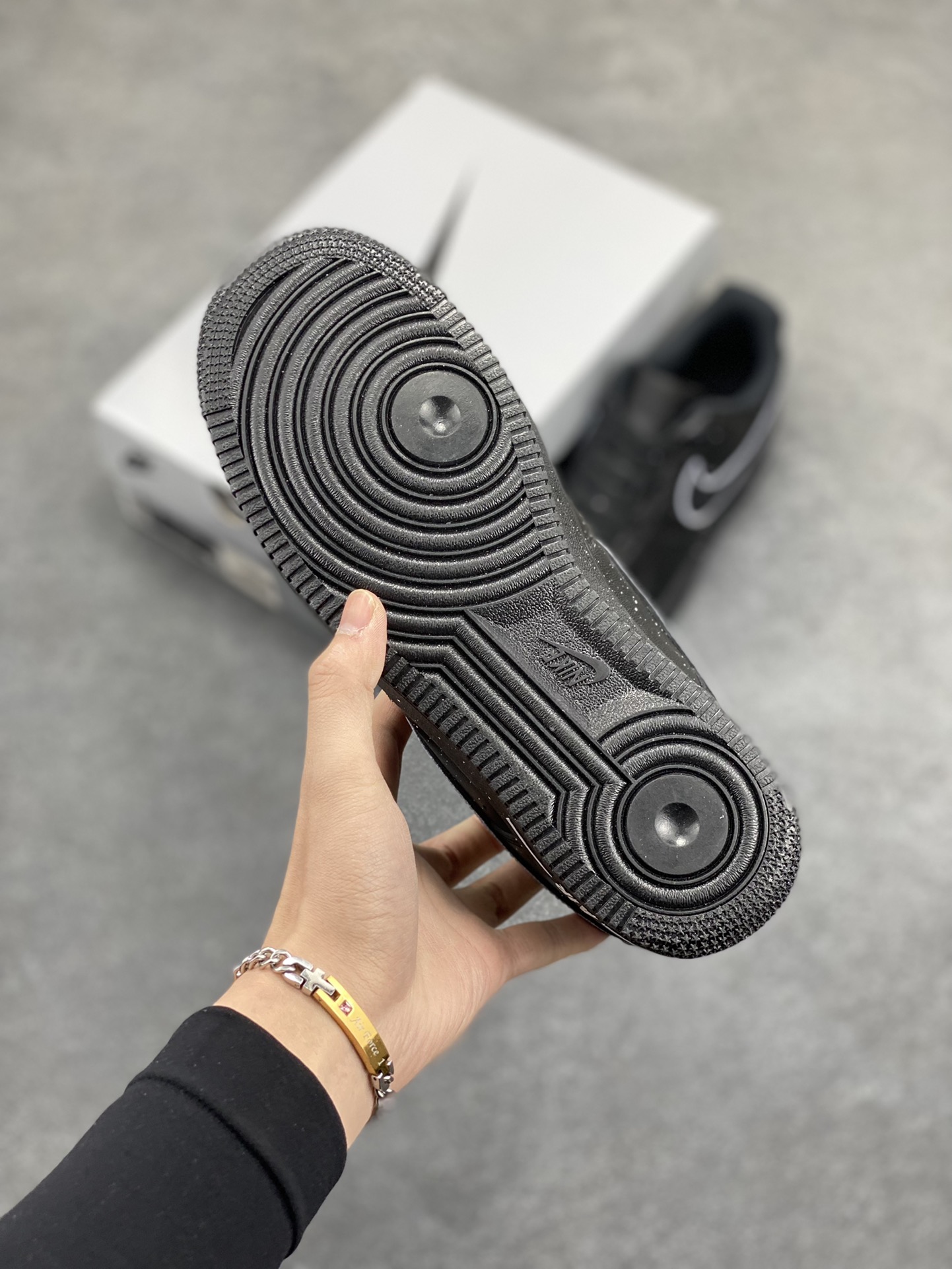 图片[5]-Nike Air Force 1 Low’07 黑白泼墨 空军一号低帮休闲板鞋 定制皮料 原厂3D打印 定制鞋盒 原楦原纸板 纯正空军版型 内置全掌气垫 货号：CK0316-059 尺码：36 36.5 37.5 38 38.5 39 40 40.5 41 42 42.5 43 44 44.5 45-选品中心