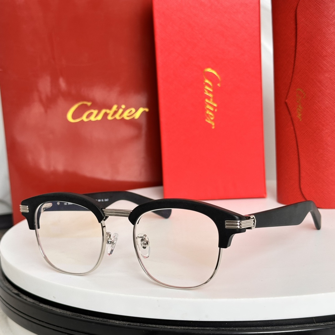  ‼️PREMIÈRE DE CARTIE*经典复古太阳眼镜，醋酸纤维和抛光镀金饰面金属，标志性定制铰链