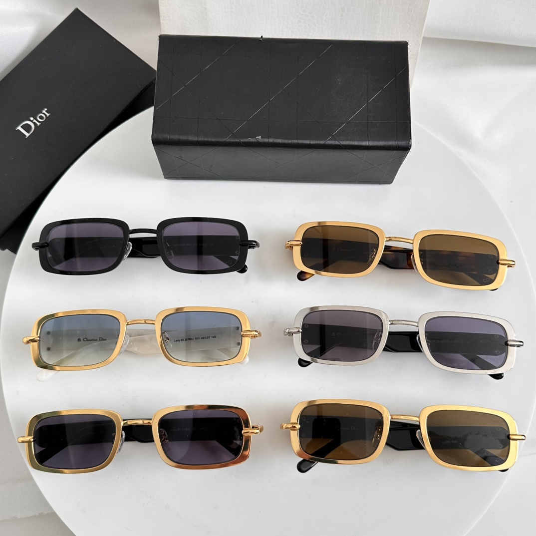 ‼️🆕DIO*
以金色饰面金属 Dior标志logo
MODEL：DIOR R6U
SIZE：48-2