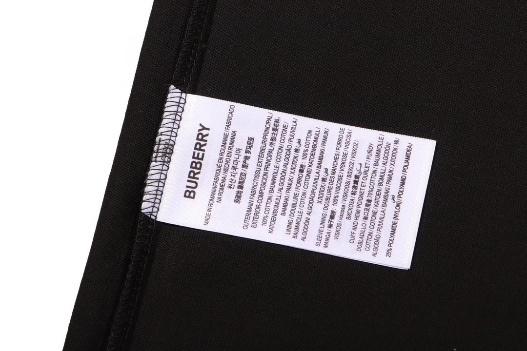 巴宝莉/Burberry 夏季新款高端品质 伦敦限定经典字母印花圆领短袖T恤