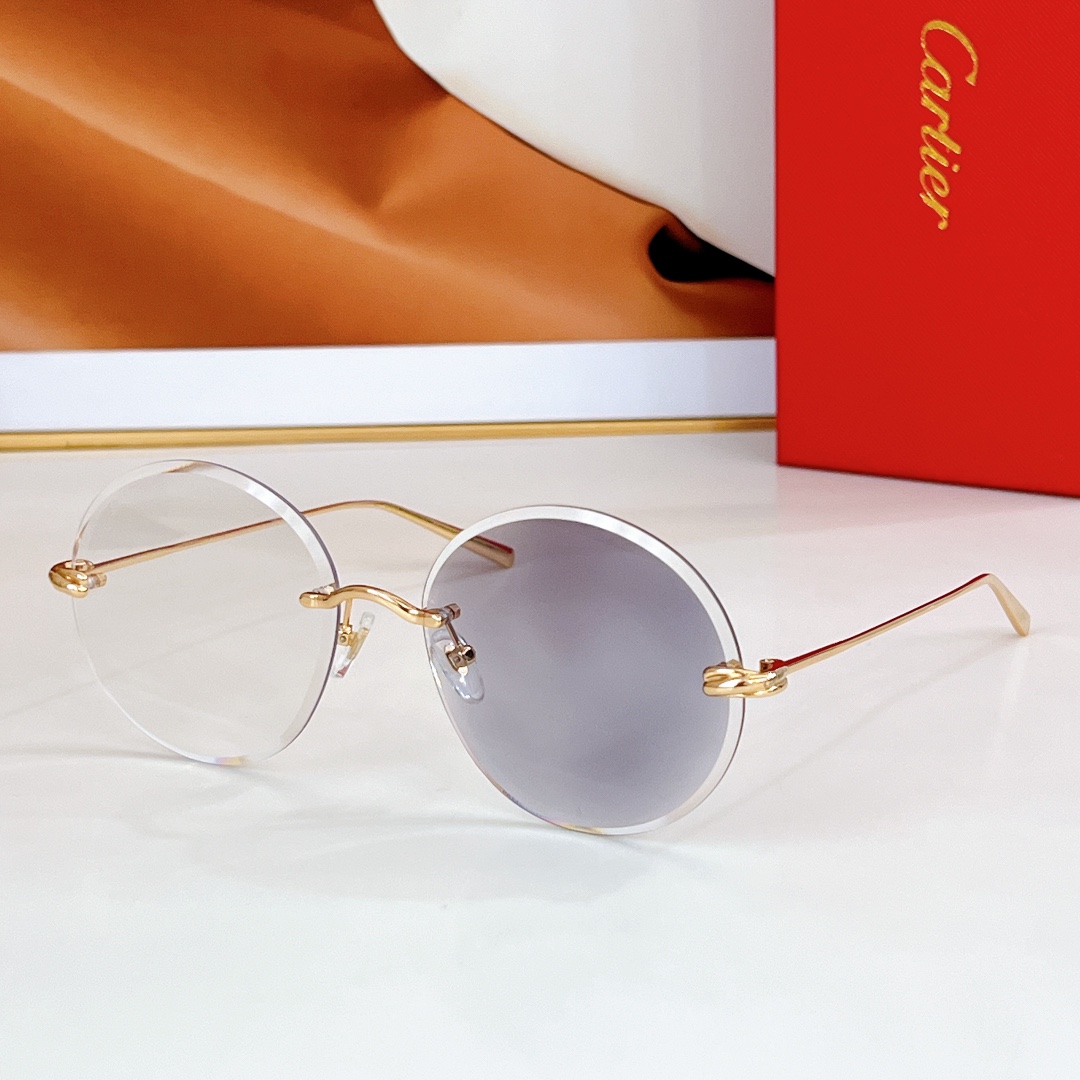 Cartier
MODEL：CT0475
SIZE53-21-145
🔝🔝 变色➕30
