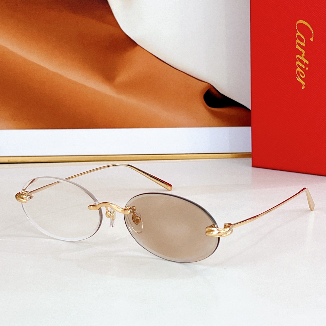  Cartier
MODEL：CT0565S
SIZE60口16
🔝🔝 变色➕30