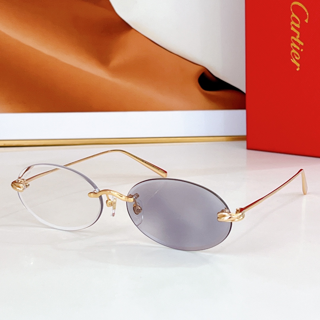  Cartier
MODEL：CT0565S
SIZE60口16
🔝🔝 变色➕30