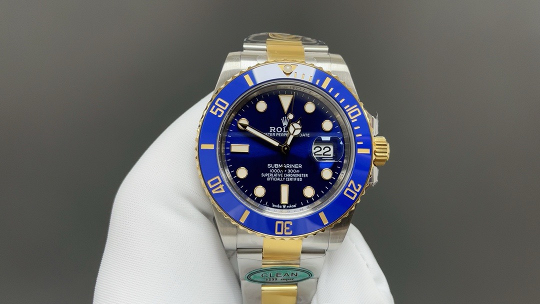 NO:392741,Recommended today Rolex, Jinlan Water Ghost, NFC chip induction protection card, 41mm machine, top quality, real-time shipping, rolex19860909今日推荐劳力士 间金蓝水鬼 带NFC芯片感应保卡 41mm 机 顶级品质 出货实拍,,rolex,Watch