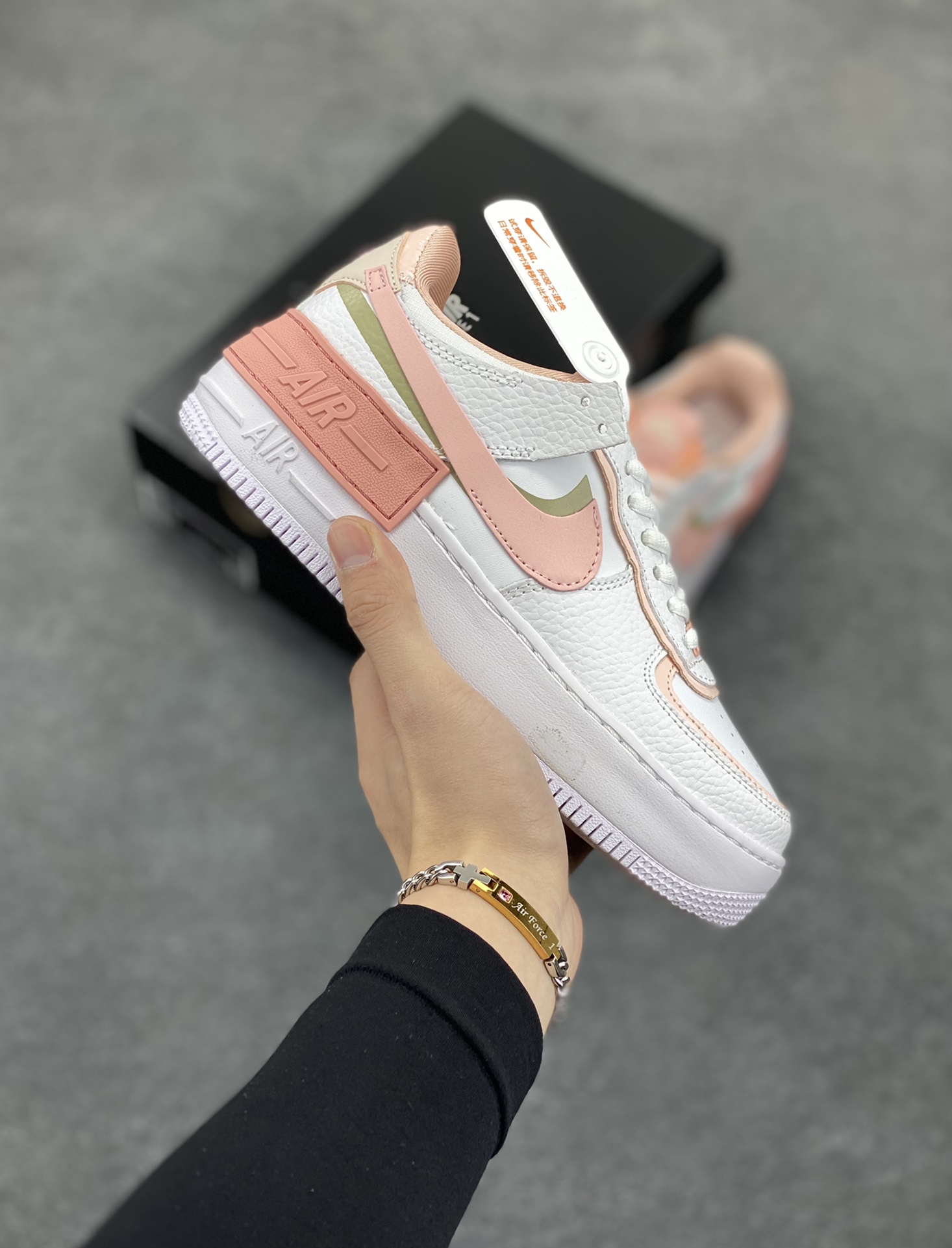 NK Air Force 1 Shadow 轻量增高低帮百搭板鞋\