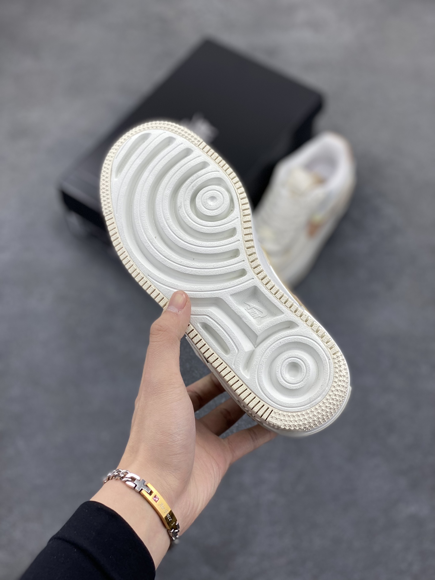 图片[5]-NK Air Force 1 Shadow 轻量增高低帮百搭板鞋\”拼接马卡龙\” 全新少女系解构主义设计双层轻量EVA发泡中底+防滑RB橡胶外圈底鞋底 原楦头原纸板 打造纯正空军版型 专注外贸渠道 全掌内置蜂窝气垫 原盒配件 原厂中底钢印、拉帮完美 货号：CI0919-116 尺码：35.5 36 36.5 37.5 38 38.5 39 40-选品中心