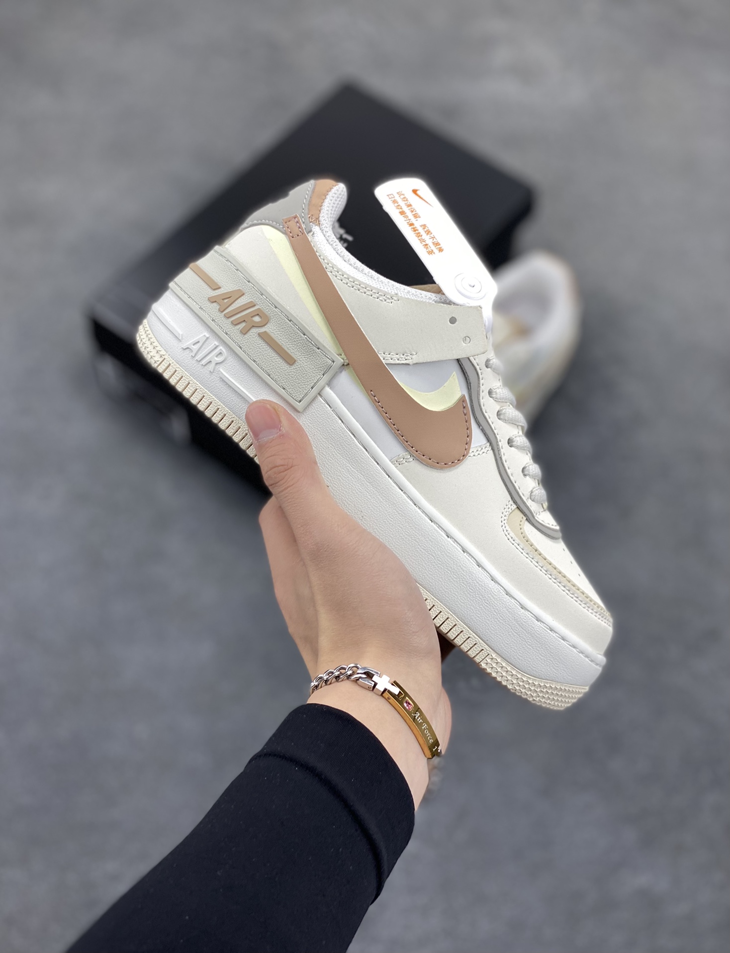 NK Air Force 1 Shadow 轻量增高低帮百搭板鞋\