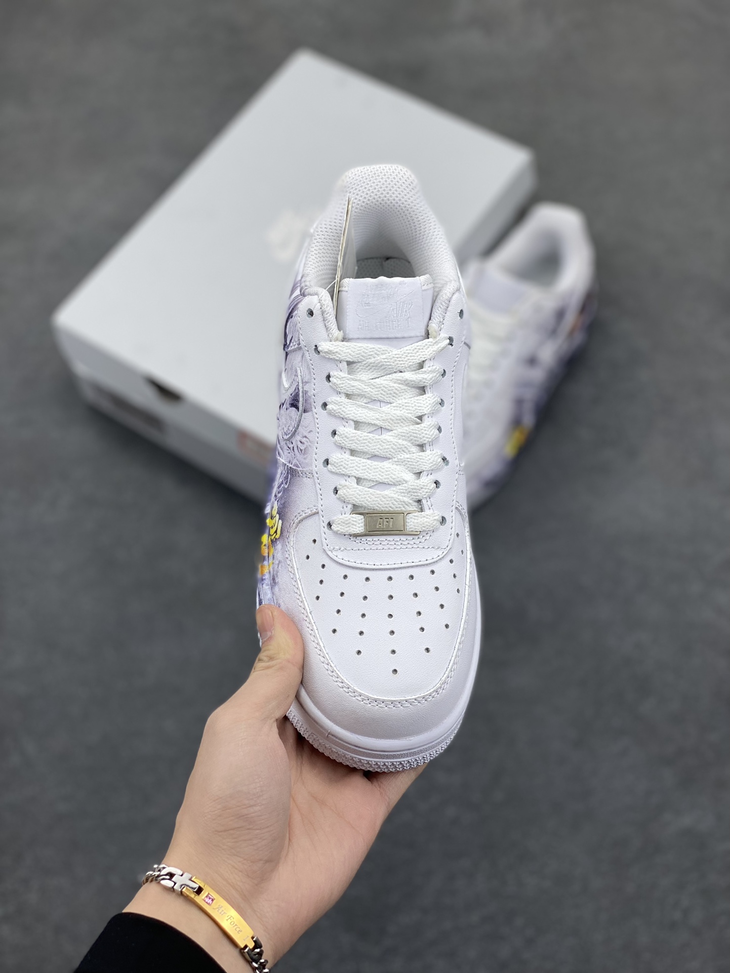 图片[2]-Air Force 1 Low 哪吒手绘涂鸦 原楦头原纸板 打造纯正空军版型 #专注外贸渠道 全掌内置蜂窝气垫 #原盒配件 原厂中底钢印、拉帮完美 货号：CW2288-111 尺码：36 36.5 37.5 38 38.5 39 40 40.5 41 42 42.5 43 44 44.5 45-选品中心