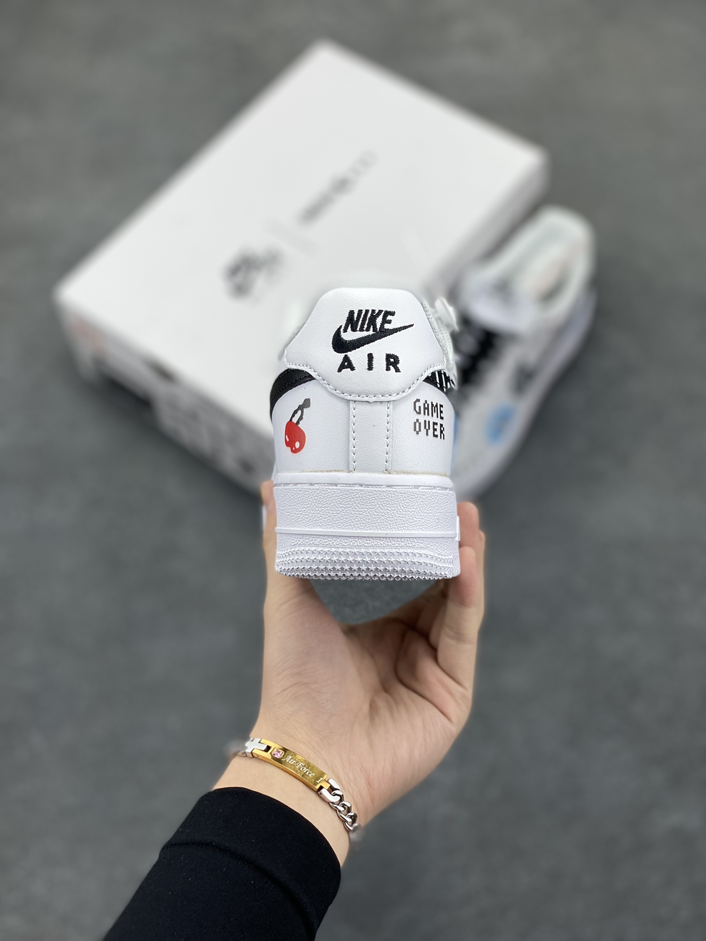 图片[4]-PS5电玩主题Nike Air Force 1 Low’07 吃豆人 空军一号低帮休闲板鞋 定制皮料 原楦原纸板 纯正空军版型 内置全掌气垫 货号：CW2288-228 尺码：36 36.5 37.5 38 38.5 39 40 40.5 41 42 42.5 43 44 44.5 45-选品中心