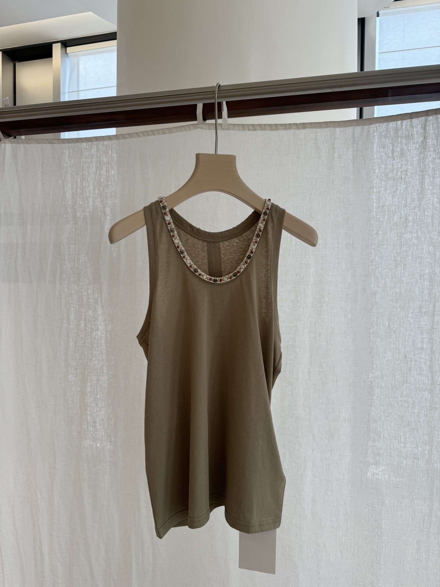 NO:313372,YS｜2025 Spring and Summer New Model Heavy-made Hand-made Beaded Bands, Huge and Exquisite!  High-end stylish SML, alexander wang19860909YS｜2025 春夏新款 重工手工钉珠织带 巨精致！ 高级时髦 SML,,alexander wang,Women's clothing