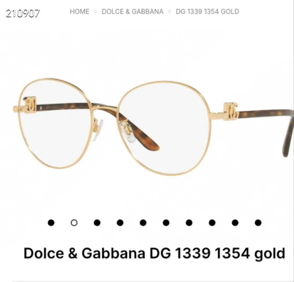  ‼️ 官网图 DOLCE & GABBAN*🌟🌟🌟MODEL：DG1339 🌟🌟🌟SIZE57口17-