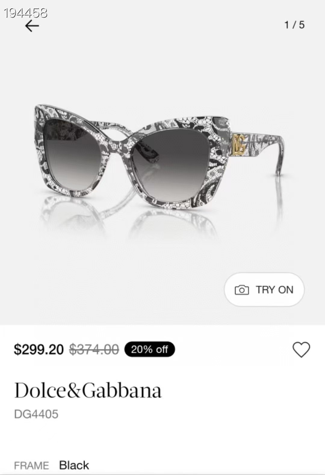  ‼️ 官网图 DOLCE & GABBAN*🌟🌟🌟MODEL：DG4405🌟🌟🌟SIZE53口20-1