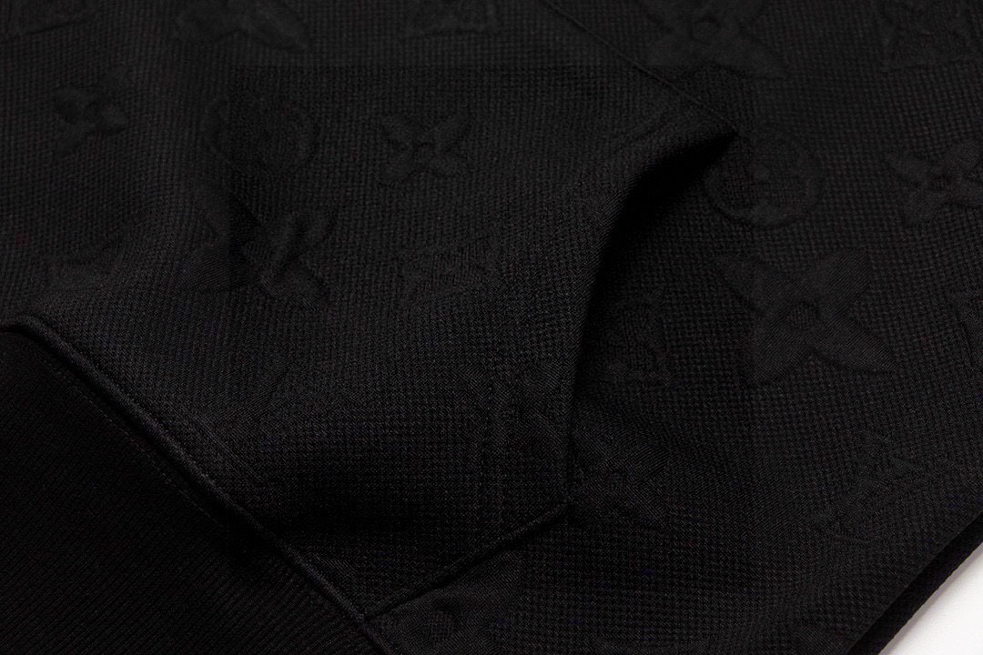 路易威登/Louis Vuitton 秋冬新款 满身提花logo连帽卫衣