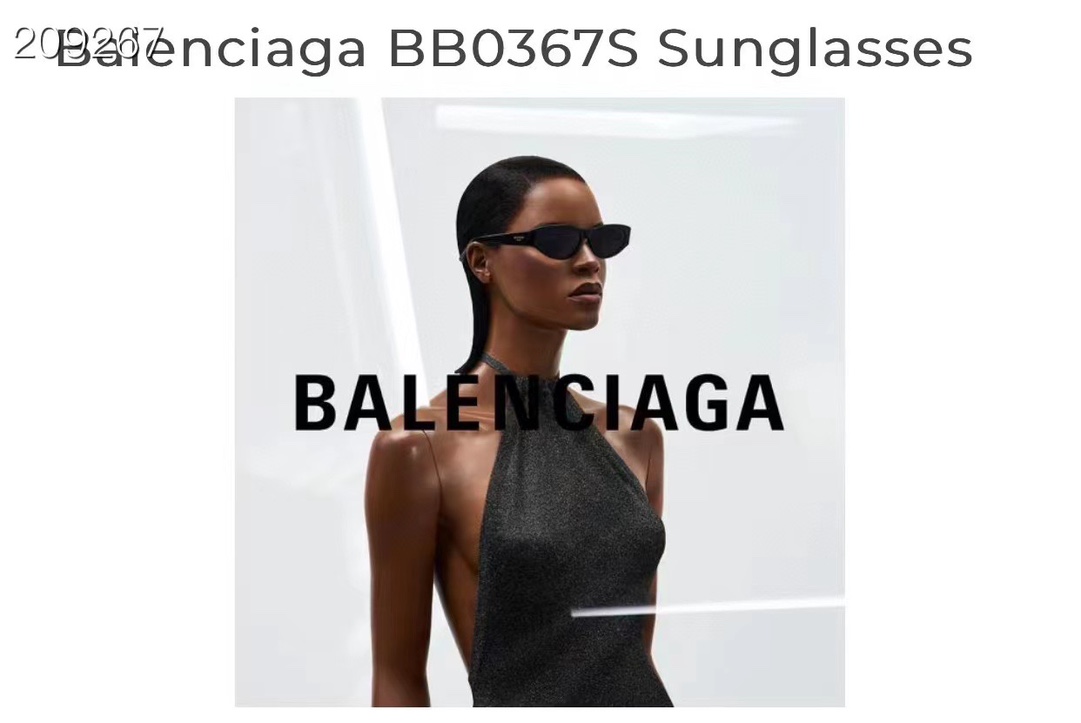  ‼️ 模特图 BALENCIAG*巴黎*世家⚜️⚜️⚜️MODEL：BB0367S ⚜️⚜️⚜️SIZ