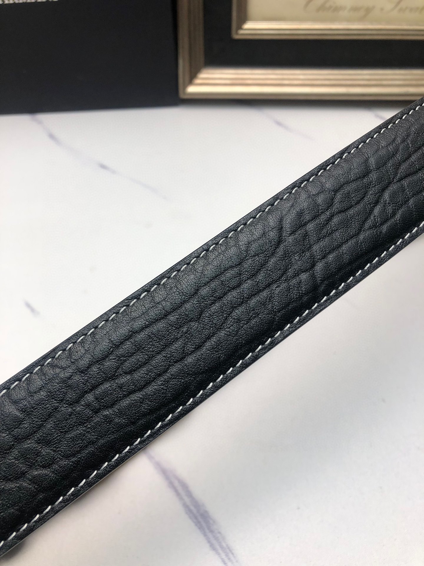 Italian Amani Automatic Belts: Original Oxen Skin, Tailorable with Automatic Buttons - 图片 8