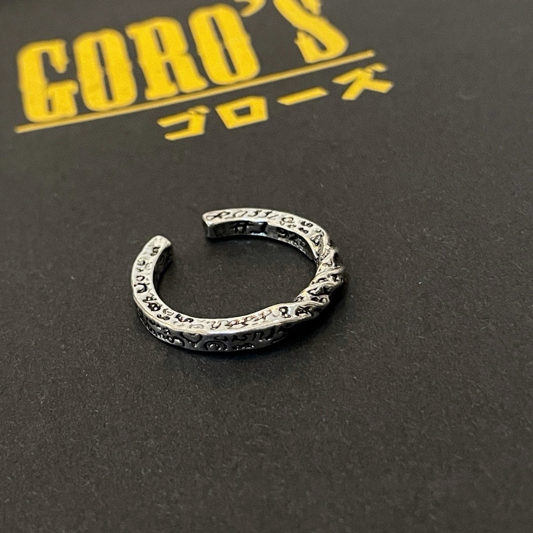 NO:115339,Comment [New Products on Shelves] Goro Takahashi Goro Open Ring, Top Version, Accepted Exclusive Shooting, Focus on the High-end Market, Absolutely Different from the Ordinary Version!  The details of the picture product are consistent with ZP!  Original production process, precision quality, purely handmade, authentic model opening, fashion essential, can be worn by both men and women, same couple style, rock punk silver style, retro elements, trendy and versatile, same style on the official website, fine jewelry, ring19860909批【新品上架】Goro’s高桥吾郎开口戒指,顶级版本 认准独家拍摄 主攻高端市场 绝对区别普通版本！图片产品细节与ZP一致！原版制作工艺 精工品质 纯手工打造 ～正品开模潮流时尚必备 男女均可佩戴 情侣款同款 摇滚朋克泰银风格 复古元素 潮流百搭 官网同款,饰品精品,ring,Jewelry