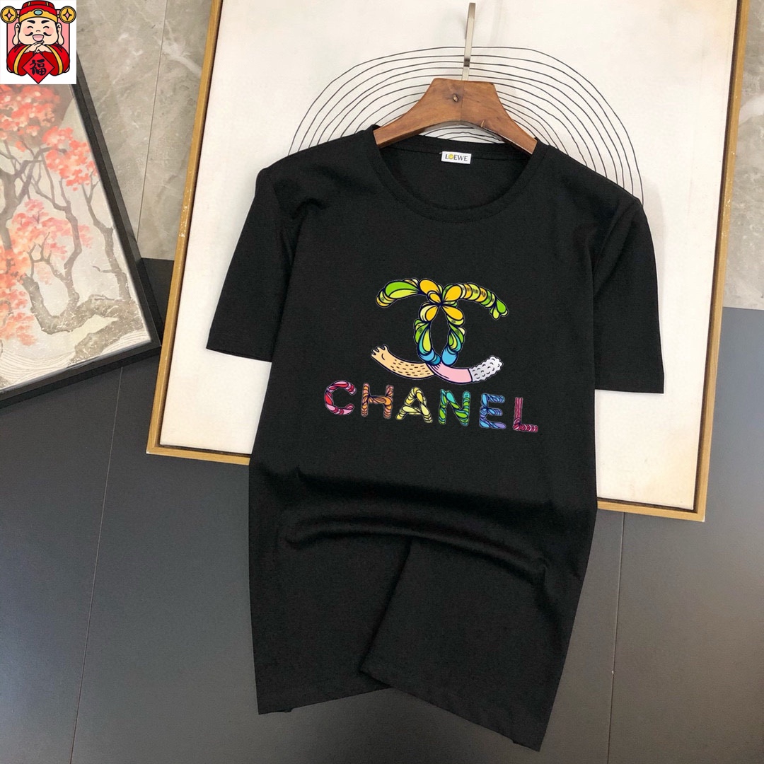 Chanel Men's Casual Short Sleeve T-Shirt with Custom Logo - Spring/Summer 1 i1740663794 223 0