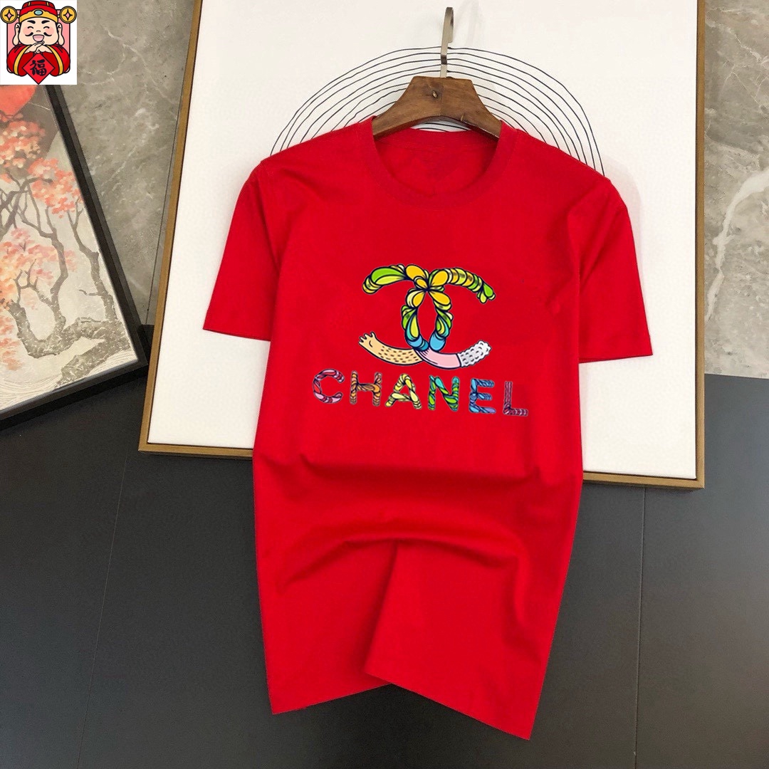 Chanel Men's Casual Short Sleeve T-Shirt with Custom Logo - Spring/Summer 4 i1740663794 9846 3