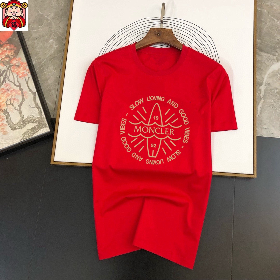 MONCLER Men's Casual Short Sleeve T-Shirt with Logo, Spring/Summer Collection 3 i1740663915 6553 2