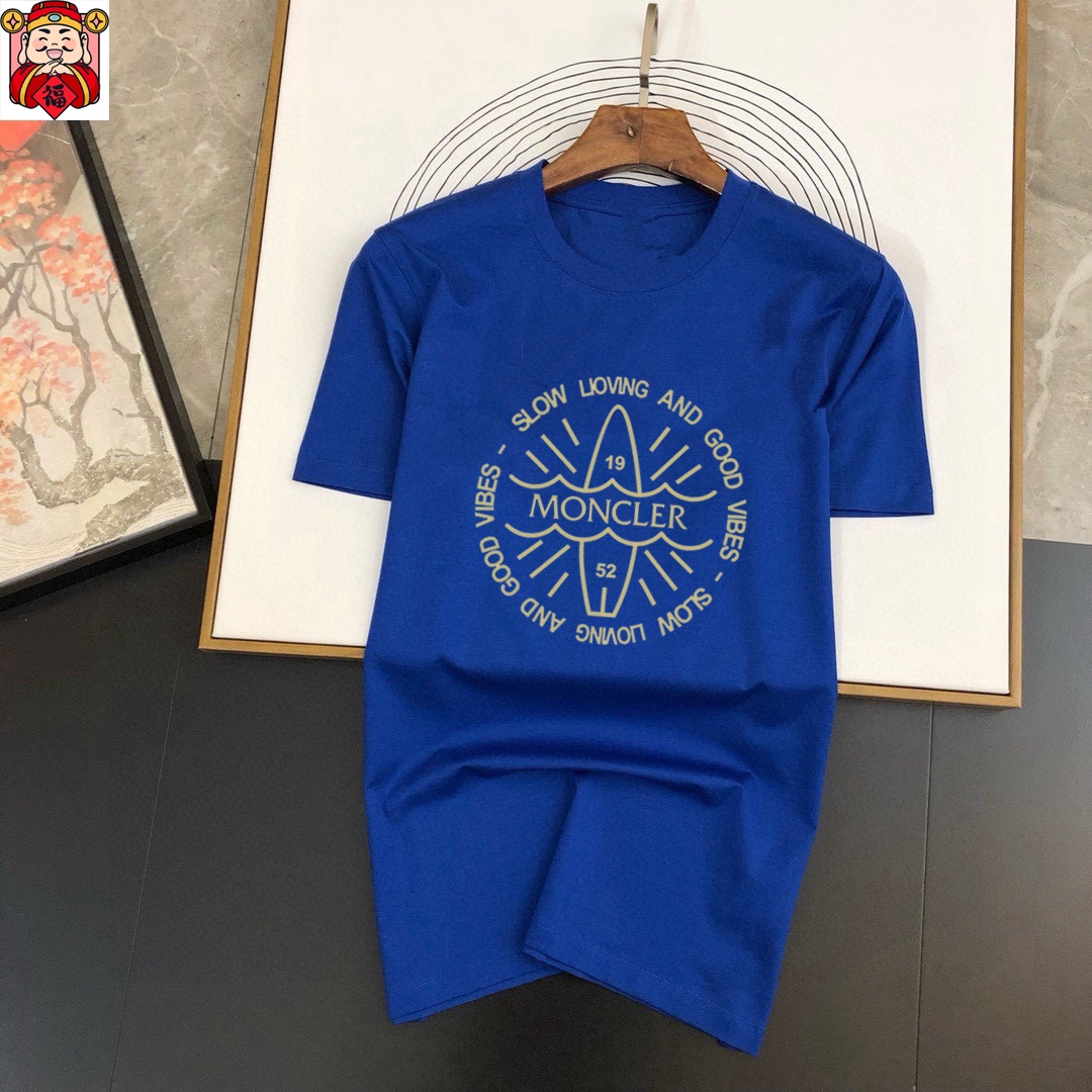 MONCLER Men's Casual Short Sleeve T-Shirt with Logo, Spring/Summer Collection 2 i1740663915 9619 1