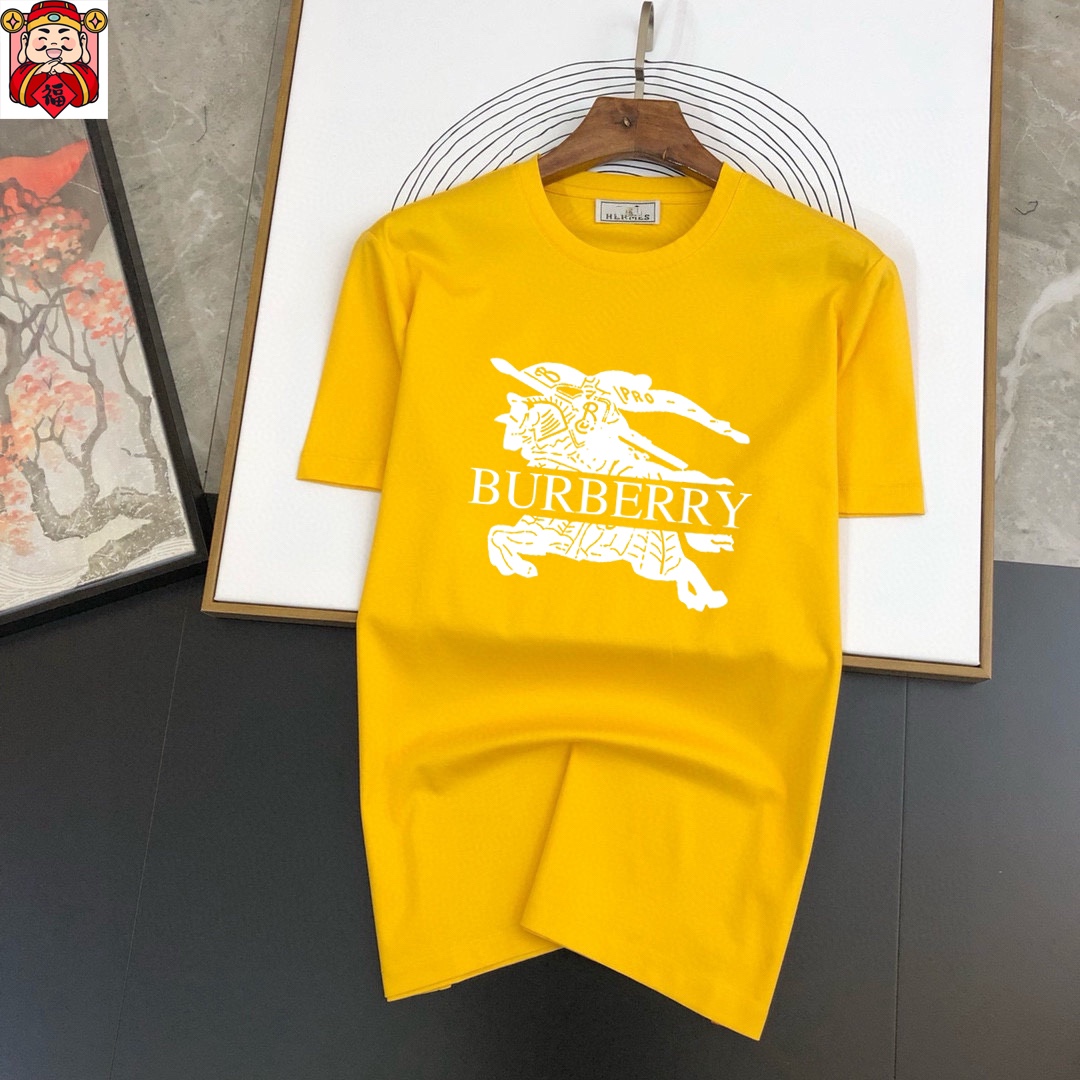 Burberry Men's Green Cotton Logo Tee - Comfortable & Stylish, Sizes M-5XL 5 i1740663949 6535 4