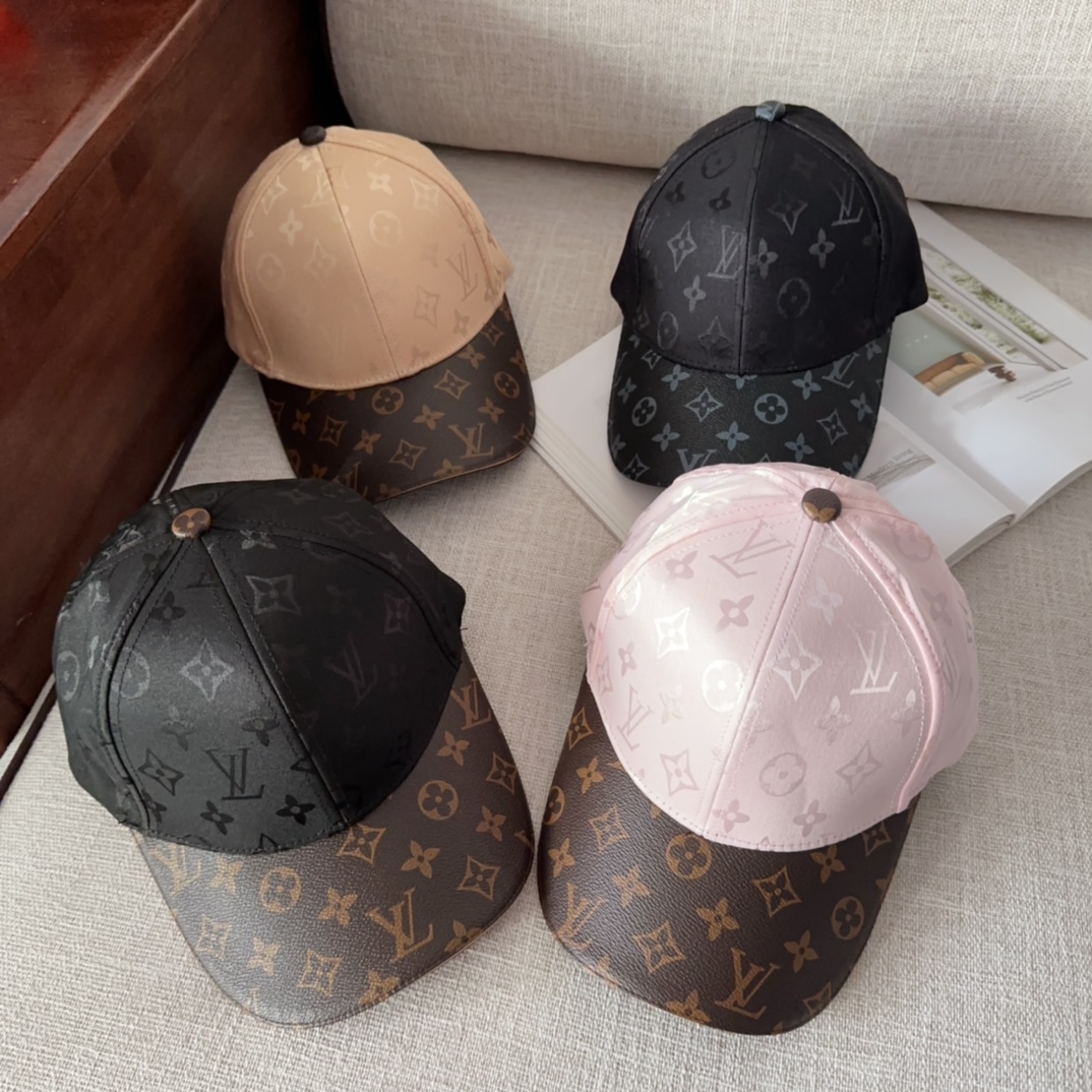 LV路易威登棒球帽  轻盈透气。完美版型，对格精准无误，男女适用
