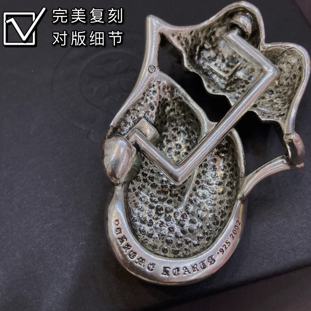 克罗心 可拆卸款 黄铜镀银s925舌头五金