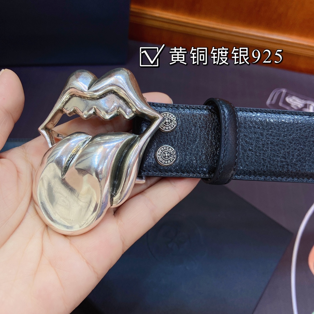 克罗心 可拆卸款 黄铜镀银s925舌头五金