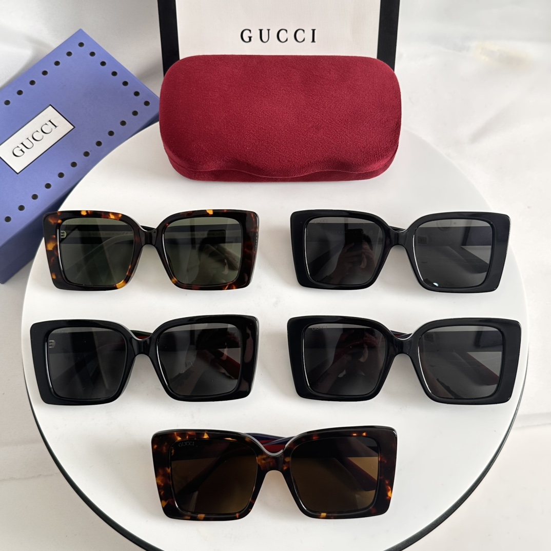  ‼️ 官网图 GUCC*🐝🐝🐝MODEL：GG1861S 🐝🐝🐝SIZE：53口19-145🐝🐝🐝