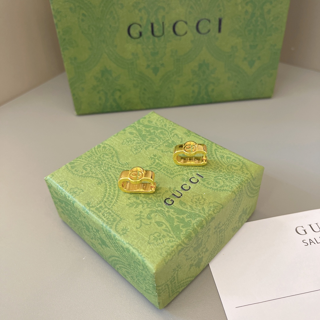 NO:105859,Counter hot products, direct sales by manufacturers, counter version Guuc* earrings, gold, jewelry quality, gold19860909专柜爆款 厂家直销 专柜对版 Guuc*耳钉黄金色,饰品精品,gold,Jewelry