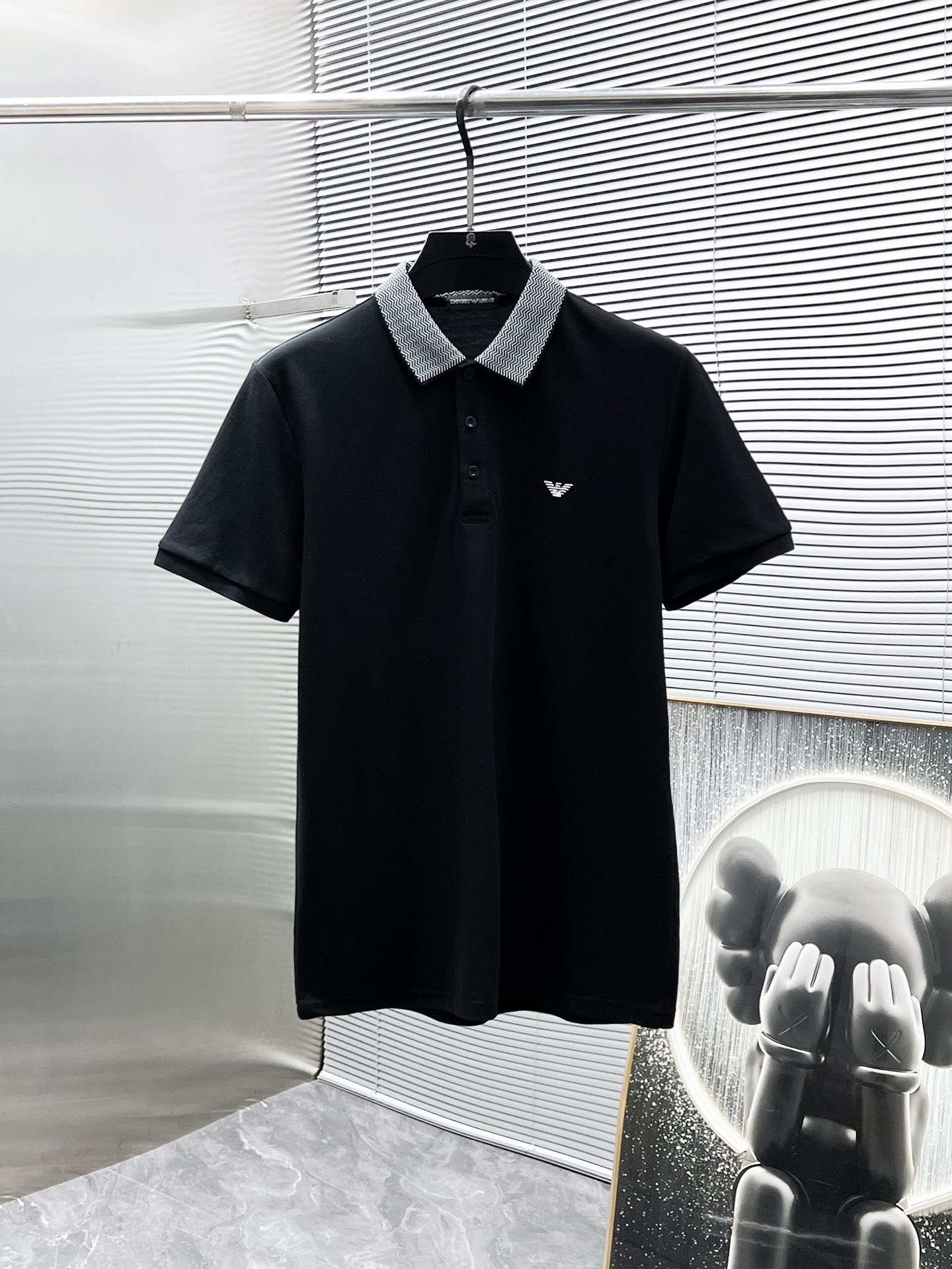 Armani Short Sleeve Polo Shirt Summer New Lapel High-end Version 2 i1740760350 9642 0