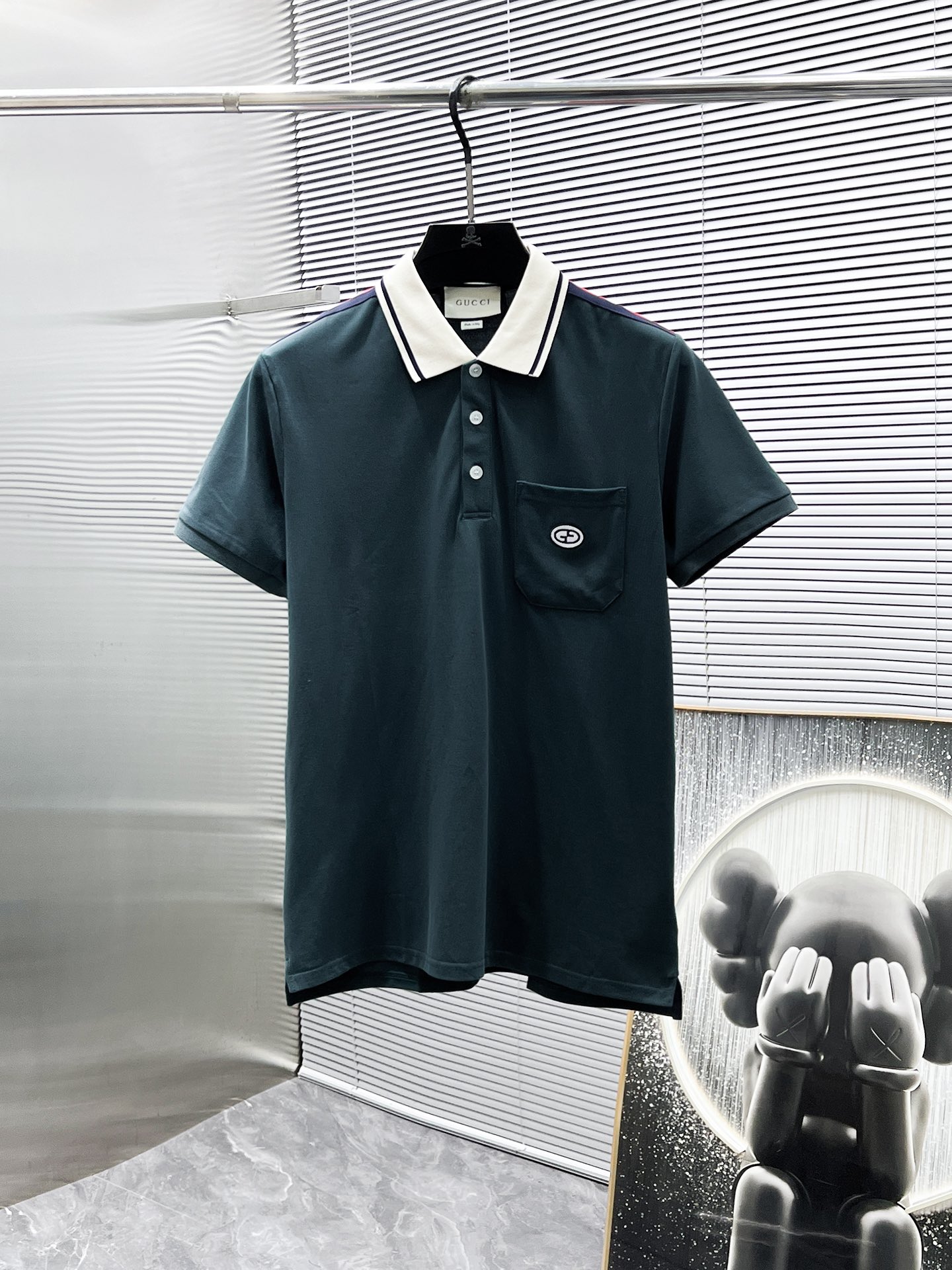 古奇  GUCCI  2025ss夏季新款 翻领短袖T恤 POLO衫，高端版本！...