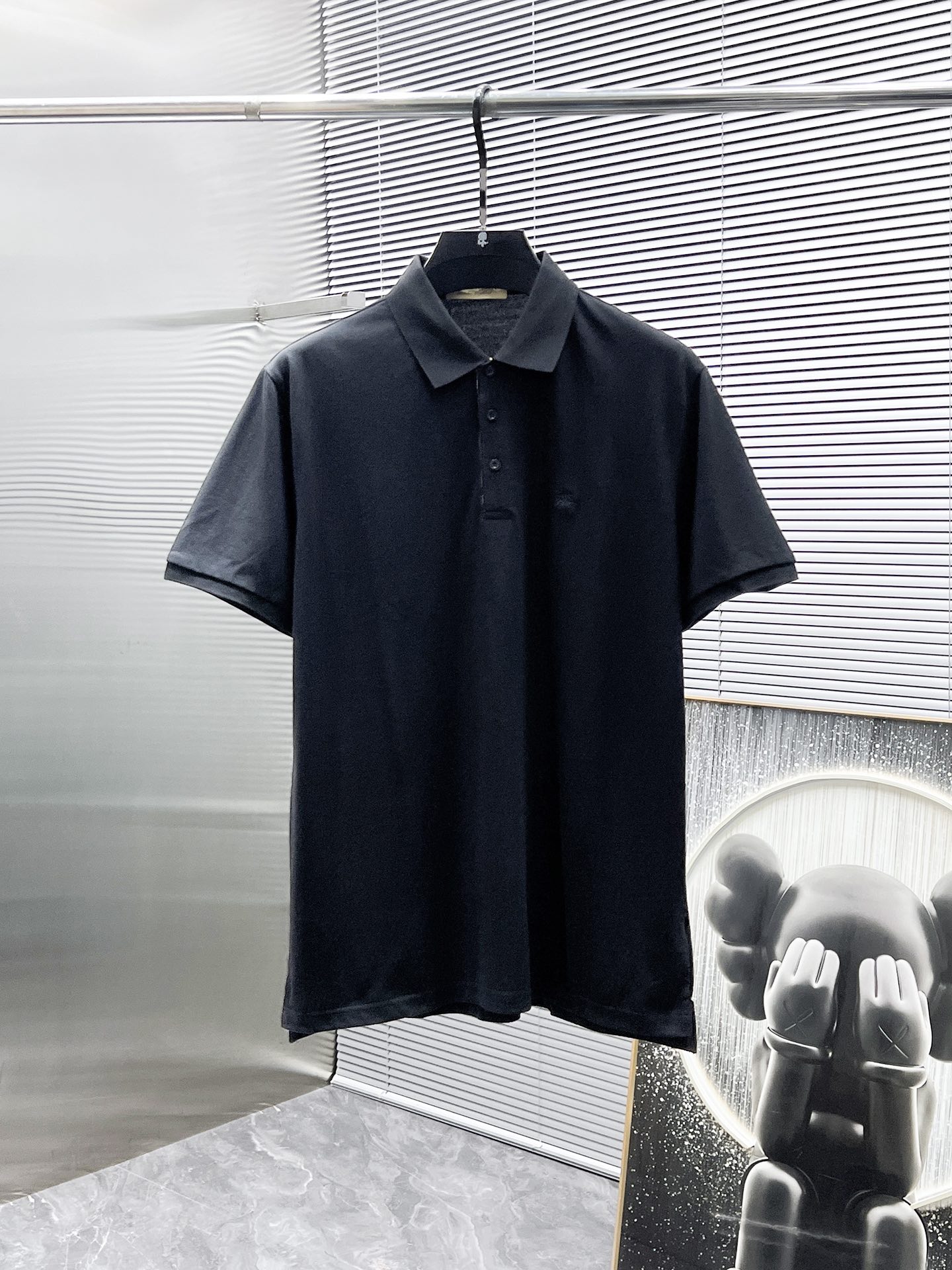 Burberry Men's Blue Short Sleeve Polo Shirt | Breathable & Comfortable 3 i1740760799 3570 1