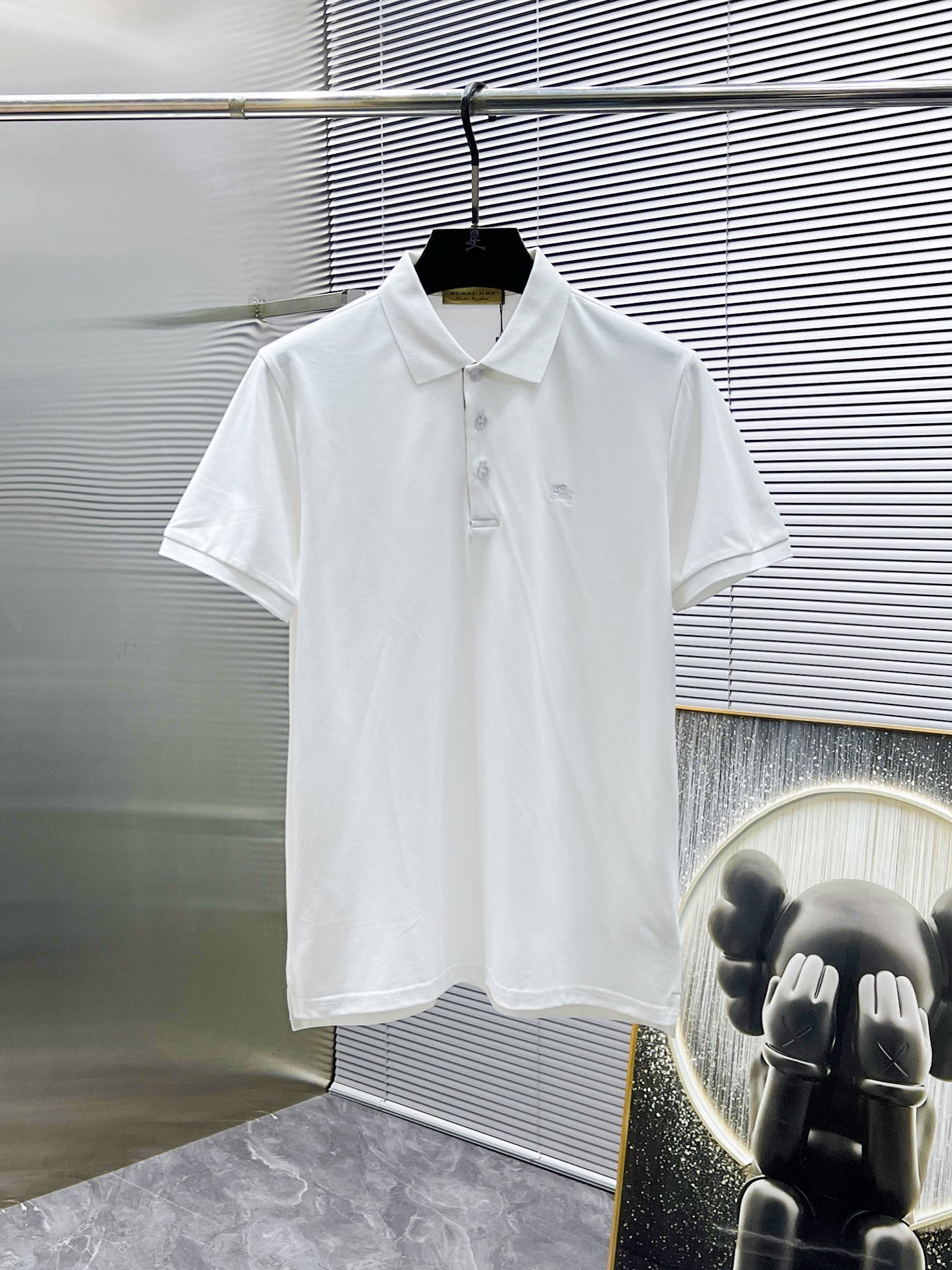 Burberry Men's Blue Short Sleeve Polo Shirt | Breathable & Comfortable 4 i1740760799 6932 2