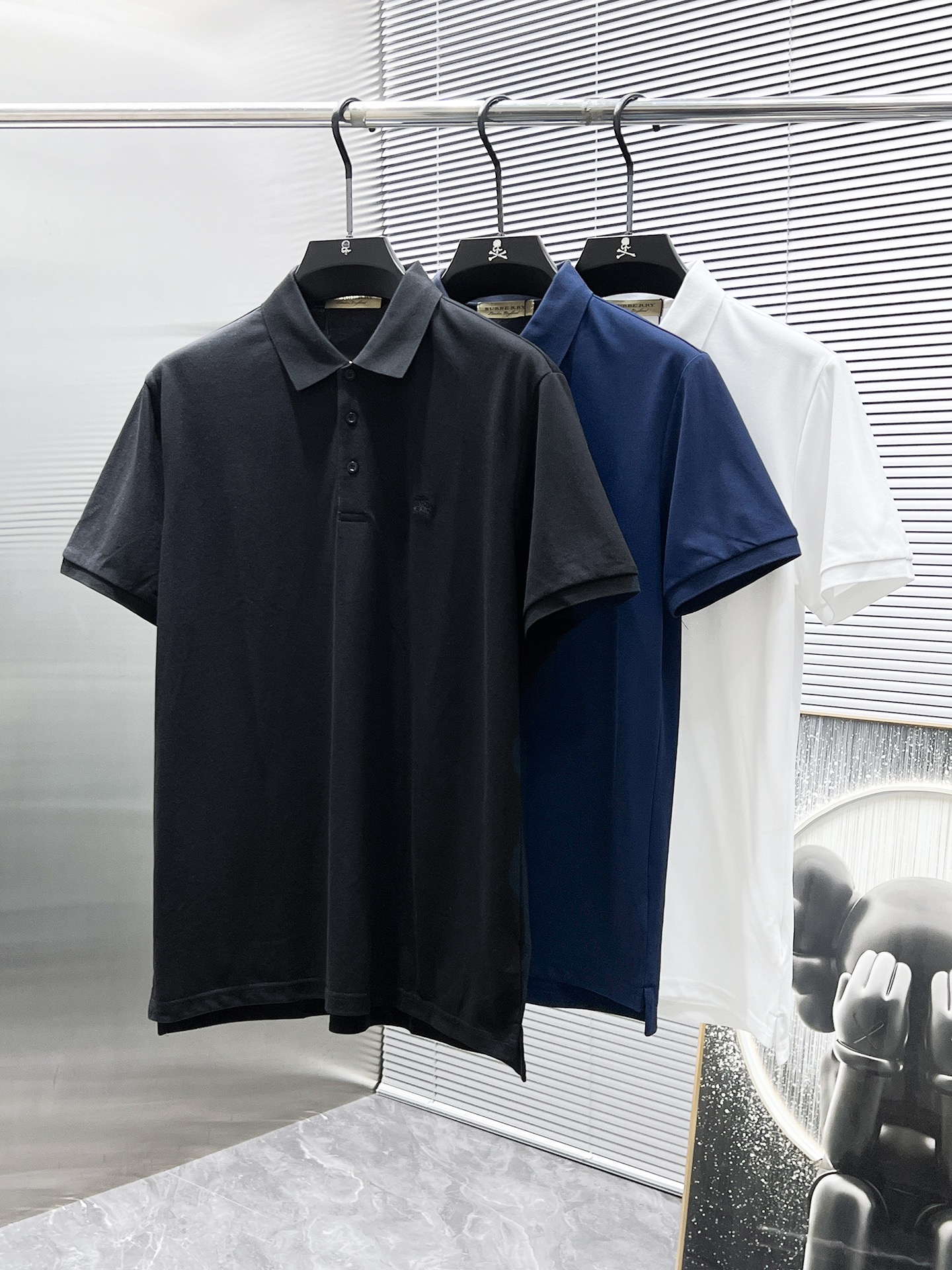 Burberry Men's Blue Short Sleeve Polo Shirt | Breathable & Comfortable 10 i1740760808 489 0